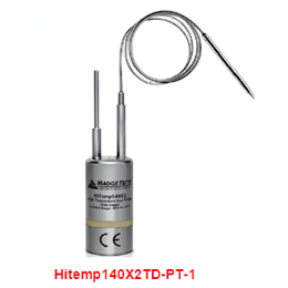 温度データロガー Hitemp140X2TD-PT (温度2チャンネル、高精度、耐熱、耐圧防水、ISO/IEC17025校正証明書付)