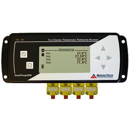 温度データロガー TCTempX4LCD (熱電対、4チャンネル、ISO/IEC 17025 校正証明書付)