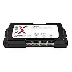 温度データロガー TCTempX8 (熱電対8チャンネル、ISO/IEC 17025校正証明書付、冷接点補償)